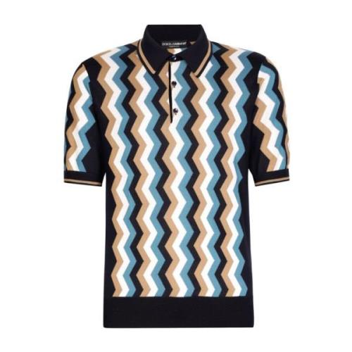 Dolce & Gabbana Polo Shirts Multicolor, Herr