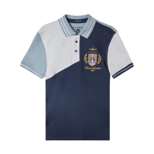 Aeronautica Militare Polo Shirts Blue, Herr