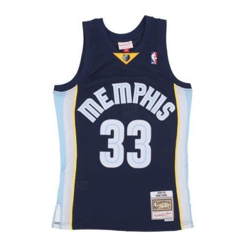 Mitchell & Ness 2008 Marc Gasol NBA Mörk Tröja Blue, Herr