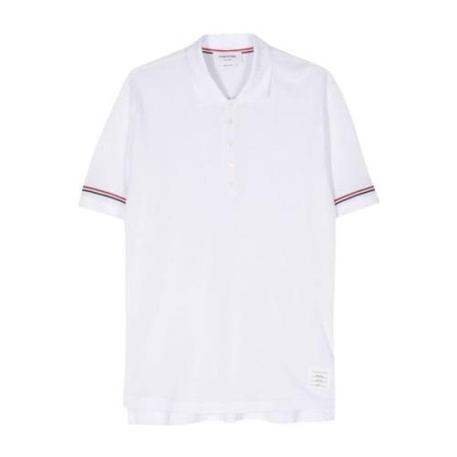 Thom Browne Polo Shirts White, Herr