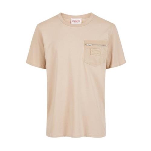 Iceberg T-Shirts Beige, Herr