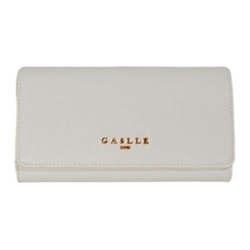 Gaëlle Paris Vit Saffiano Continental Plånbok White, Unisex