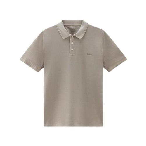 Woolrich Polo Shirts Beige, Herr