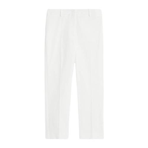 Max Mara Weekend Straight Trousers White, Dam