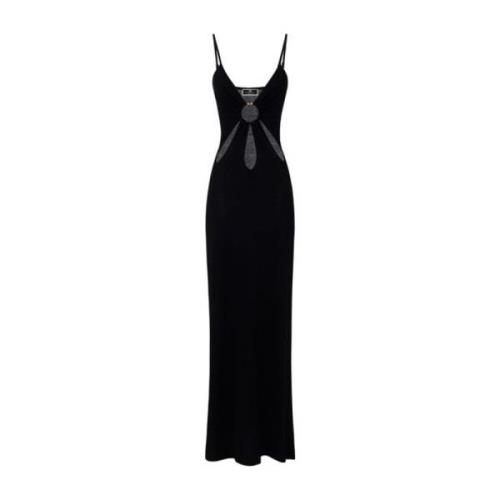 Elisabetta Franchi Maxi Dresses Black, Dam