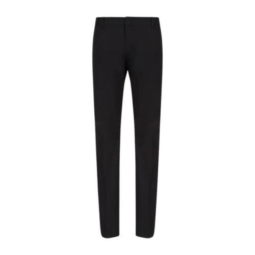 Emporio Armani Slim-fit Trousers Black, Herr