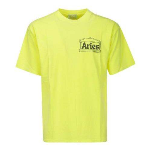 Aries T-Shirts Yellow, Herr