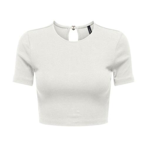 Only Klassisk T-shirt White, Dam