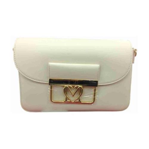 Love Moschino PU Läder Väska White, Dam