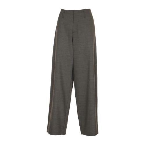 Philosophy di Lorenzo Serafini Wide Trousers Gray, Dam