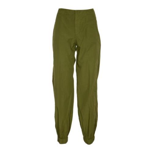 Dondup Wide Trousers Green, Dam