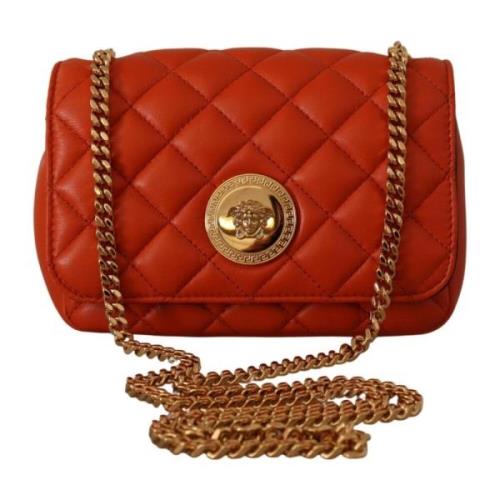 Versace Cross Body Bags Red, Dam