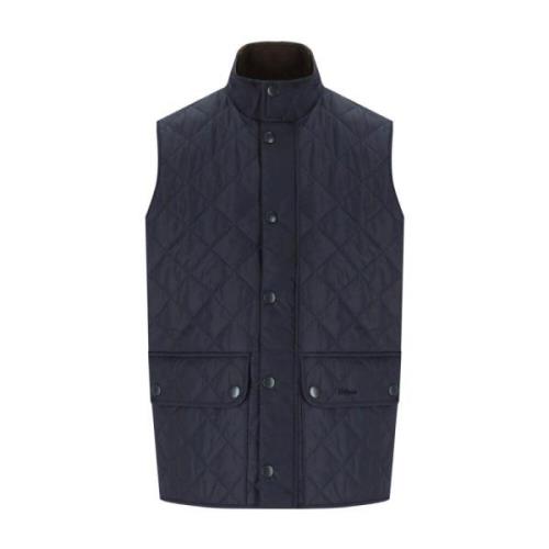 Barbour Vests Blue, Herr