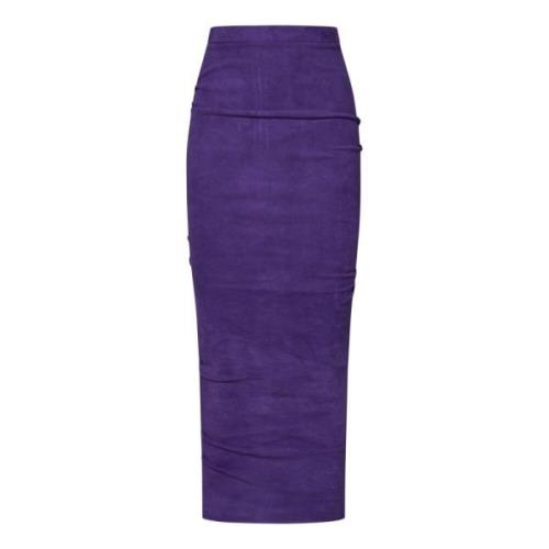 Laquan Smith Skirts Purple, Dam