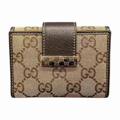 Gucci Vintage Pre-owned Canvas plnbcker Brown, Dam