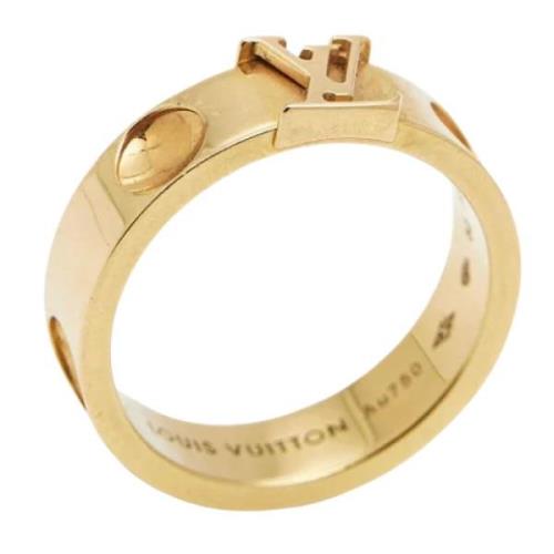 Louis Vuitton Vintage Pre-owned Guld ringar Yellow, Dam