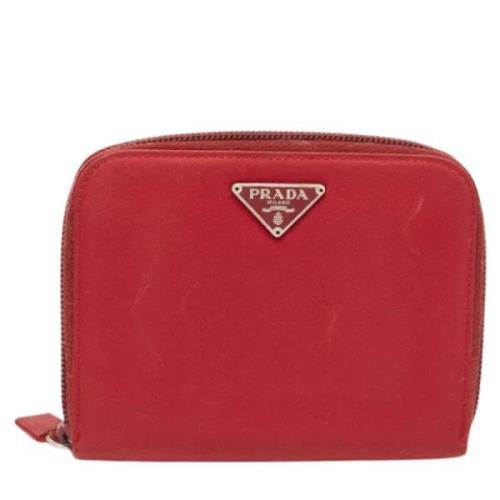 Prada Vintage Pre-owned Nylon plnbcker Red, Dam