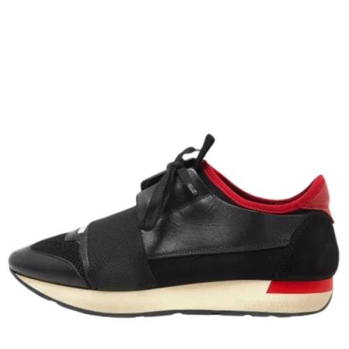 Balenciaga Vintage Pre-owned Tyg sneakers Black, Dam