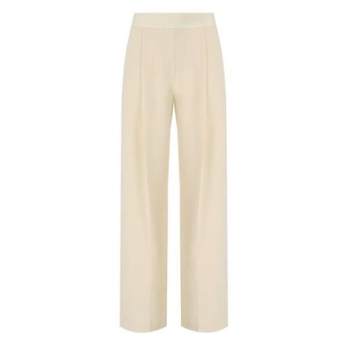 Stine Goya Wide Trousers Beige, Dam