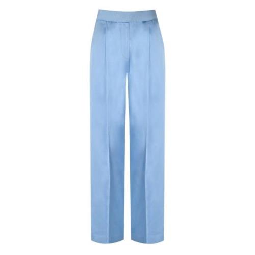 Stine Goya Wide Trousers Blue, Dam