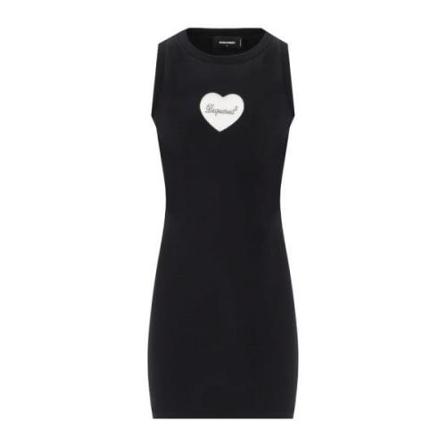 Dsquared2 Short Dresses Black, Dam