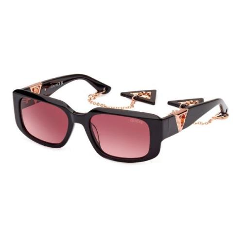 Guess Black/Red Shaded Sunglasses Black, Dam