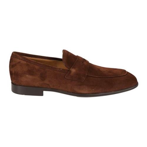 Salvatore Ferragamo Bruna Moccasin Loafers Brown, Herr