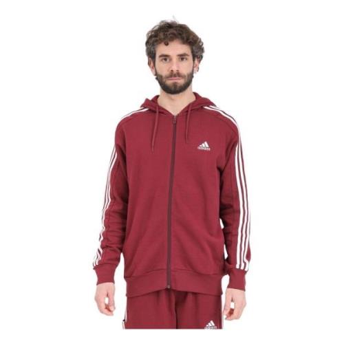 Adidas Essentials French Terry Hoodie Röd/Vit Red, Herr