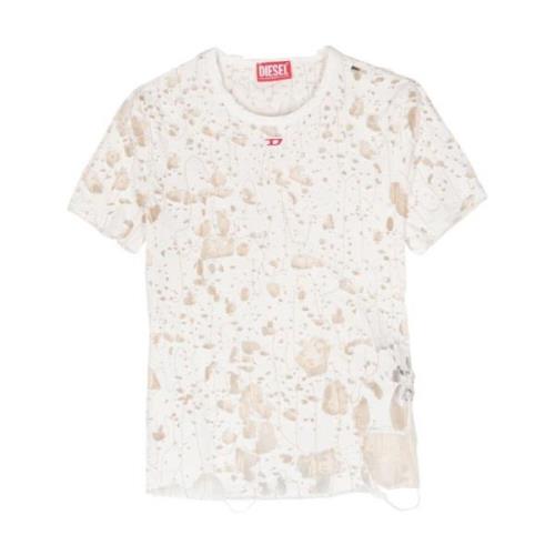 Diesel T-Shirts White, Dam