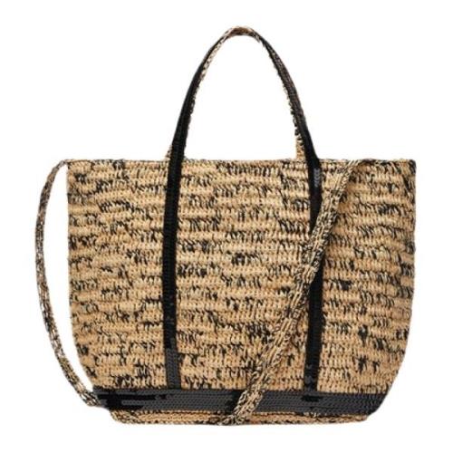 Vanessa Bruno Handgjord Raffia Tote Väska Multicolor, Unisex