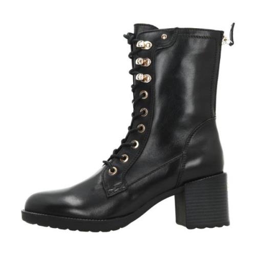 Regarde Le Ciel Lace-up Boots Black, Dam