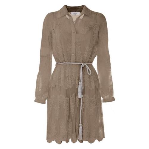 Kocca Shirt Dresses Beige, Dam