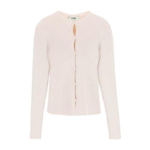 Fendi Cardigans Beige, Dam