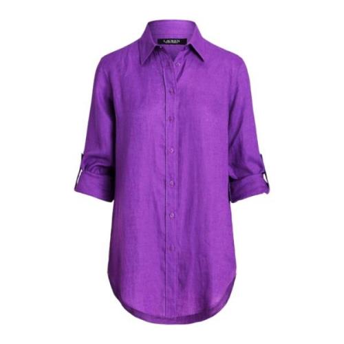 Ralph Lauren Klassiska Skjortor Purple, Dam