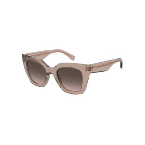 Tommy Hilfiger Nude Frame Brown Shaded Solglasögon Pink, Unisex