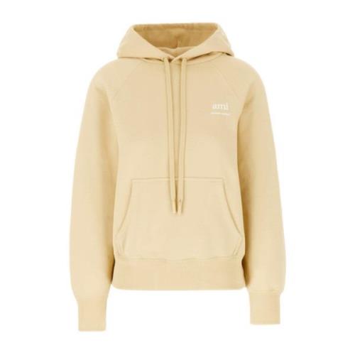 Ami Paris Hoodies Yellow, Dam