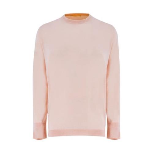 Fedeli Round-neck Knitwear Pink, Dam