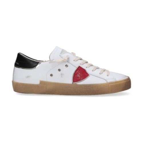 Philippe Model Vintage Vita Läder Sneakers White, Herr