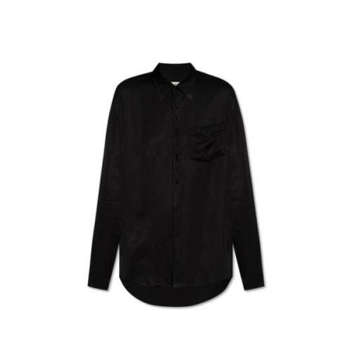 MM6 Maison Margiela Skjorta med öppning Black, Dam