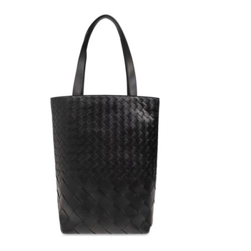 Bottega Veneta Flätad shopper väska Black, Herr