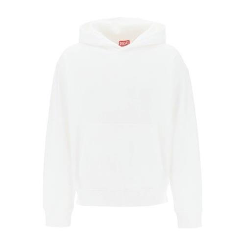 Diesel Hoodies White, Herr