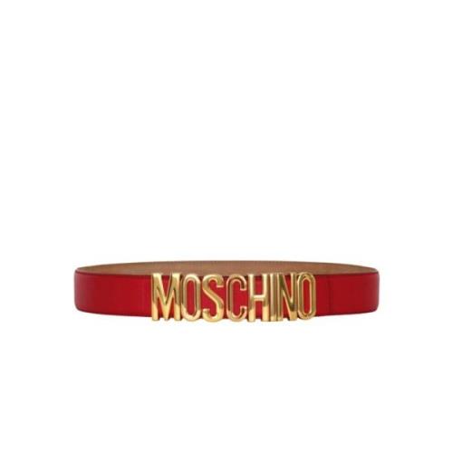 Moschino Stiligt Bälte för Modemedvetna Outfits Red, Dam