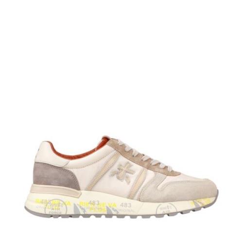 Premiata Snygg Herr Casual Sneaker Beige, Herr