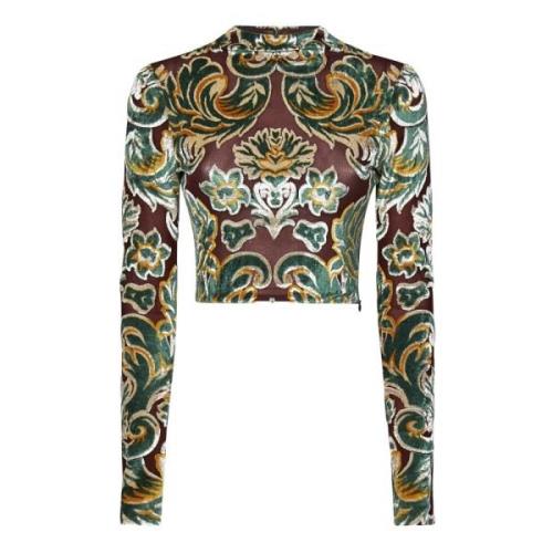 Etro Long Sleeve Tops Multicolor, Dam