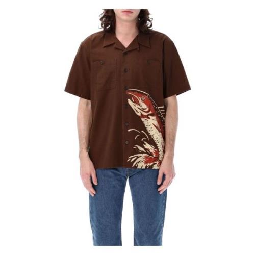 Filson Shirts Brown, Herr