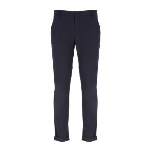 Dondup Stiliga Slim-Fit Blåa Byxor Blue, Herr