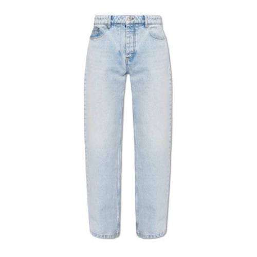 Ami Paris Straight leg jeans Blue, Herr