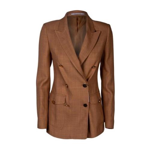 Tagliatore Snygga Blazers för Män Brown, Dam