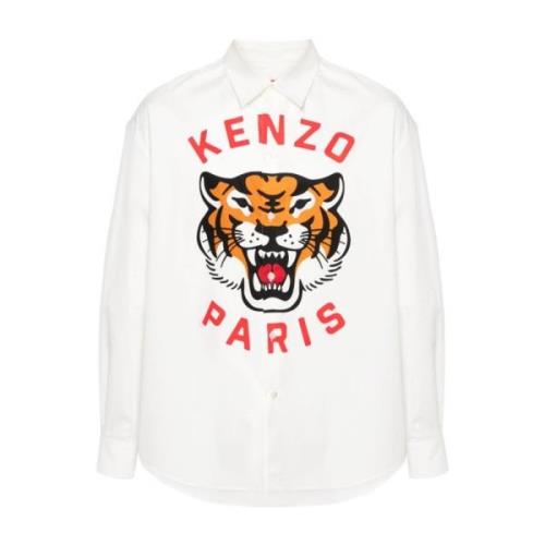 Kenzo Shirts White, Herr