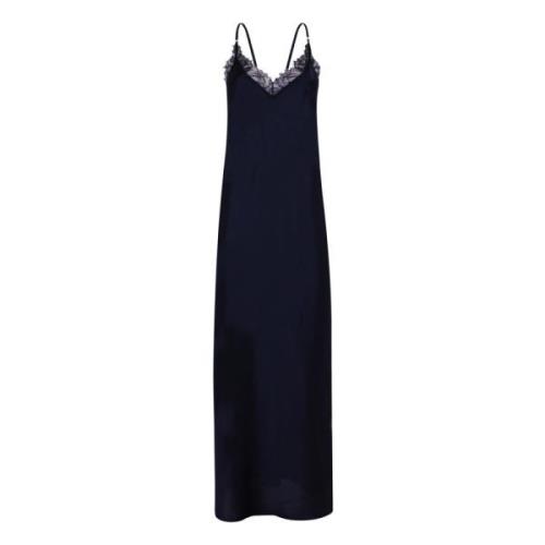 Essentiel Antwerp Maxi Dresses Blue, Dam